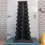 Lifemaxx pu dumbells 1 kilo tot 10 kilo + dumbells toren, Sport en Fitness, Fitnessmaterialen, Ophalen, Zo goed als nieuw, Benen