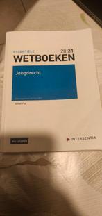 Essentiële Wetboeken Jeugdrecht 20/21, Boeken, Studieboeken en Cursussen, Gelezen, Ophalen of Verzenden