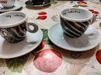 2 illy collection-1999-espressoCups-Roberta Petrobelli-Zebra, Maison & Meubles, Cuisine | Vaisselle, Comme neuf, Enlèvement