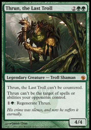 Thrun, the Last Troll - MBS - MTG - EX