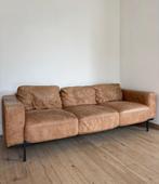 Leren zetel zitbank, Huis en Inrichting, Ophalen, Gebruikt, Rechte bank, 200 tot 250 cm