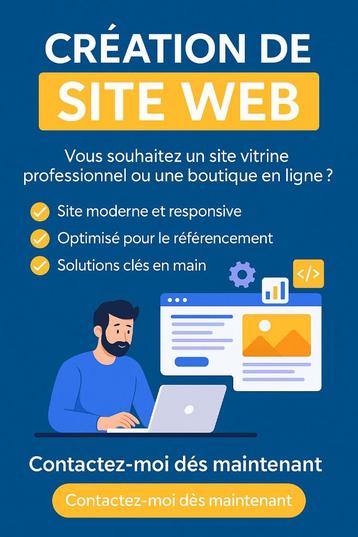 création site web, Conception de sites web