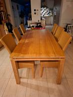 Tafel van het merk Lundia met 6 stoelen van Real Loom, Huis en Inrichting, Ophalen, Gebruikt