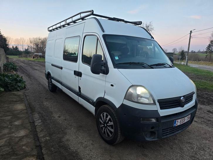 Opel movano 2.5DTI 2006, Auto's, Bestelwagens en Lichte vracht, Achteruitrijcamera, Airbags, Airconditioning, Android Auto, Apple Carplay