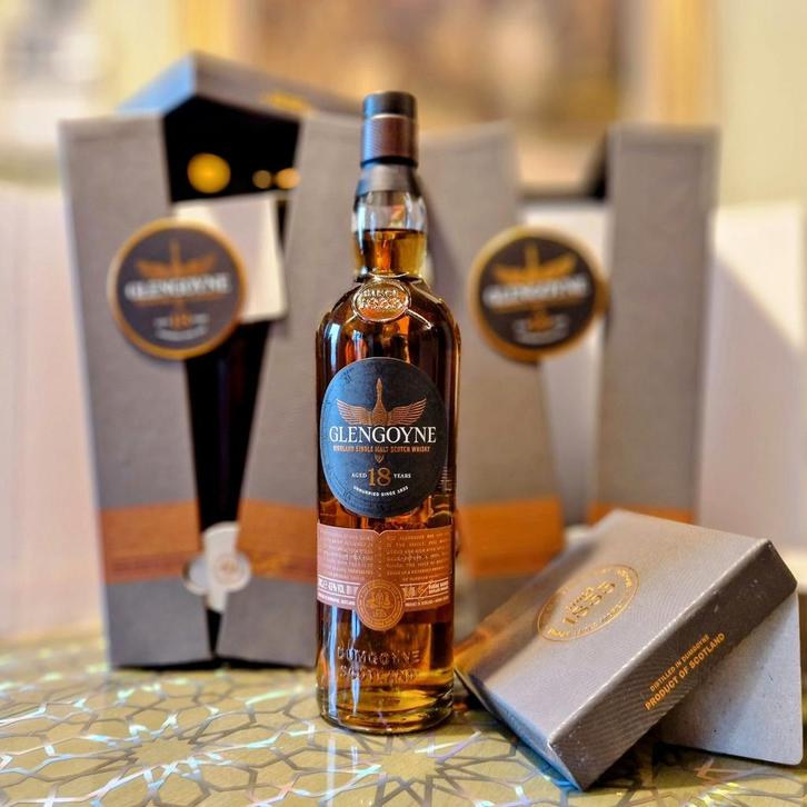 Glengoyne 18 yo, 43%, gebotteld 12.01.2022, Verzamelen, Wijnen, Nieuw, Ophalen of Verzenden