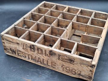 oude bierbak ABDIJ WESTMALLE 1961 beschikbaar voor biedingen