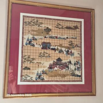 Japanse zijden sjaal gekocht in Japan, Edo-periode  beschikbaar voor biedingen