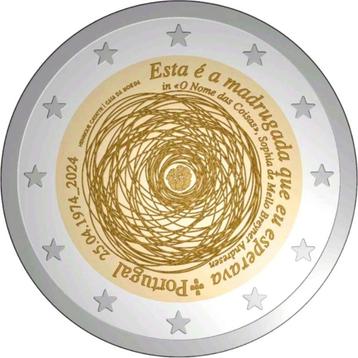 2 euro Portugal 2024 UNC 50e verjaardag van de revolutie
