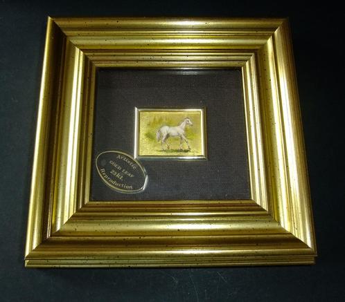 Zeer mooie, artistieke chromolithograph op 23KT bladgoud, Antiek en Kunst, Curiosa en Brocante, Ophalen of Verzenden