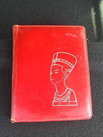 Pour collectionneur. Carnet cuir rouge ramené de l'Égypte da, Enlèvement ou Envoi