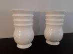 BOCH Charles Catteau : 2 vases identiques, Maison & Meubles, Comme neuf, Moins de 50 cm, Enlèvement ou Envoi, Blanc