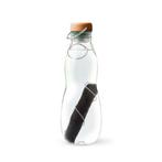 Black+Blum Eau Good Glazen Waterfles - 650ml - Groen, Sport en Fitness, Gezondheidsproducten en Wellness, Ophalen of Verzenden