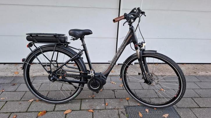Elektrische damesfiets schijfrem shimano 2.000 km klein maat, Fietsen en Brommers, Elektrische fietsen, Zo goed als nieuw, Overige merken
