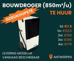 Bouwdroger TE HUUR (goedkoop!), Elektronische apparatuur, Ophalen, Zo goed als nieuw, Luchtontvochter