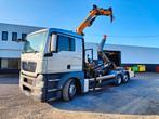 MAN TGX 26.400 6x2 Euro5 Container LEEBUR + Crane Effer 145, Automaat, Euro 5, 400 pk, MAN