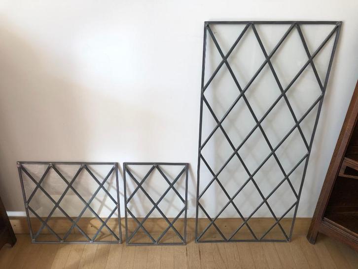 gerestaureerde glas in lood panelen (diverse maten, 18), Doe-het-zelf en Bouw, Glas en Ramen, Zo goed als nieuw, Overige typen