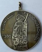 Medaille eeuwfeest Sint-Rochusschool 1980, Bronze, Enlèvement ou Envoi