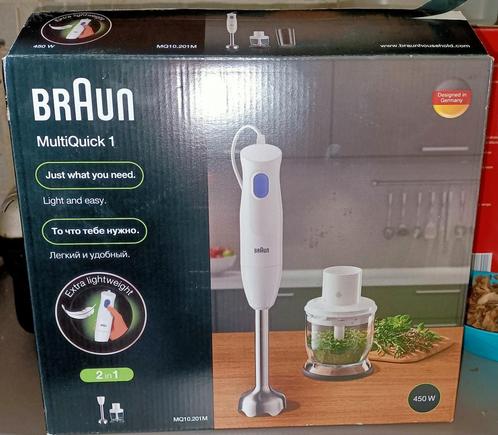 Braun MultiQuick 1, Elektronische apparatuur, Blenders, Nieuw, Ophalen of Verzenden