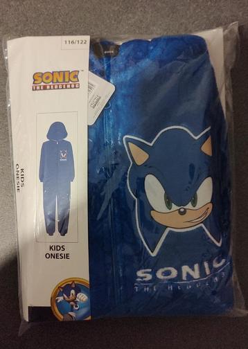 Onesie Sonic, maat 116/122 (nieuw) beschikbaar voor biedingen
