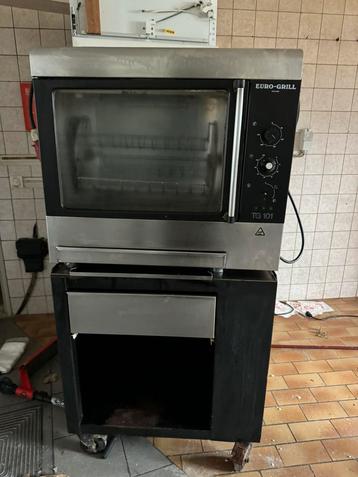 Poulet à la broche, Enlèvement, Utilisé, Cuisinière, Friteuse et Grils