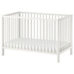 Weinig gebruikte babybed Ikea 'Gulliver' + matras Ikea, Ophalen of Verzenden, Zo goed als nieuw, Minder dan 140 cm, Matras