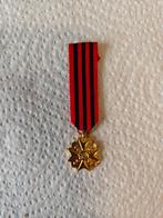Klein Belgische medaille, Verzamelen, Militaria | Algemeen, Ophalen of Verzenden, Landmacht, Lintje, Medaille of Wings
