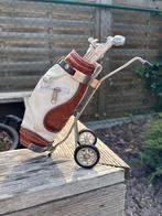 Miniatuur golfset op trolley, Ophalen of Verzenden, Zo goed als nieuw