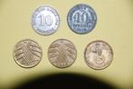 Deutsches Reich : 5 différents 10 Reichspfennig, Envoi, Allemagne, Série