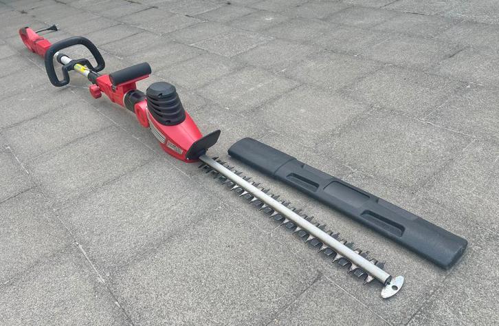 Elektrische teleskopische heggeschaar met snoer - als nieuw!, Tuin en Terras, Heggenscharen, Zo goed als nieuw, Ophalen
