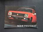 Brochure Peugeot 104 1973, Boeken, Auto's | Folders en Tijdschriften, Ophalen of Verzenden, Peugeot