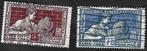 2 Postzegels Frankrijk 1925 Tentoonstelling decoratievekunst, Ophalen of Verzenden, Gestempeld