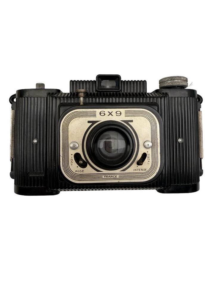 Fex Indo 6x9 in bakeliet — Camera Frankrijk, Verzamelen, Foto-apparatuur en Filmapparatuur, Fototoestel, 1940 tot 1960, Ophalen of Verzenden