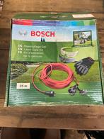Nieuwe bosch verlengkabel 25 meter 3G1,5, Bricolage & Construction, Électricité & Câbles, Enlèvement, Neuf