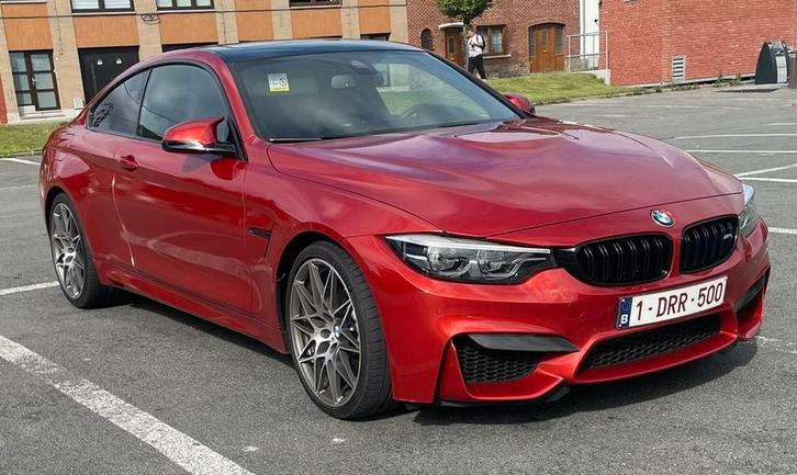 Bmw M4 compétition, Auto's, BMW, Particulier, 4 Reeks, Benzine, Euro 6, Coupé, 2 deurs, Automaat, Rood, Zwart, Leder, Achterwielaandrijving