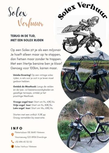 te huur solexen ieper-vleteren beschikbaar voor biedingen