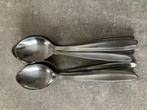 12 theelepeltjes of eierlepeltjes, Ophalen of Verzenden, Zo goed als nieuw, Inox of Chroom, Los bestek