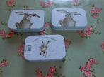 * 3 mini cadeau-doosjes Wrendale haas  NIEUW!, Ophalen of Verzenden