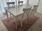 Mooie eettafel met 4 stoelen, Huis en Inrichting, Ophalen