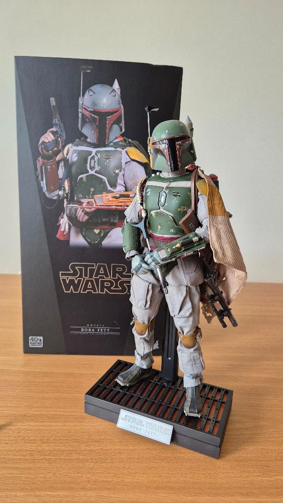 Hot Toys Star Wars Empires Strikes Back - Boba Fett, Collections, Star Wars, Comme neuf, Figurine, Enlèvement ou Envoi