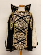 Jeugdprinsenpak zwart met goudkleurig borduursel - mt 176/S, Ophalen of Verzenden, Gebruikt, 170 of groter, Jongen of Meisje