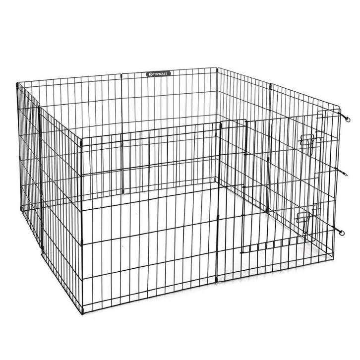 Puppyren Hondenren Zwart Opvouwbaar Hond 560 cm omtrek 107H, Dieren en Toebehoren, Honden-accessoires, Nieuw, Ophalen of Verzenden