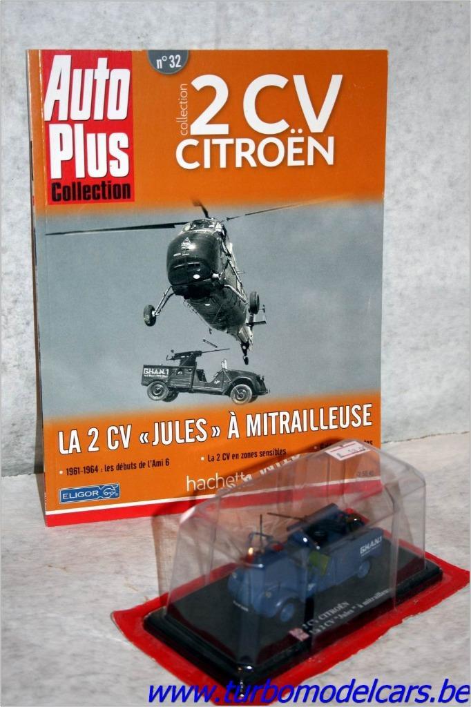 Citroën 2 CV jules 1/43 Eligor Auto Plus Collection, Hobby en Vrije tijd, Modelauto's | 1:43, Nieuw, Auto, Overige merken, Ophalen of Verzenden