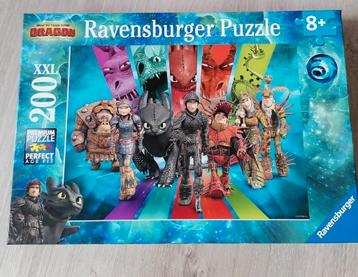 Puzzel 200 XXL How to train your dragon beschikbaar voor biedingen