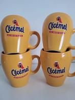4 gele mokken Cécémel tassen cecemel chocomelk kopje koppen, Nieuw, Ophalen of Verzenden, Effen, Kop(pen) en/of Schotel(s)