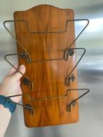 Houten brievenrek met koper, Ophalen, Koper
