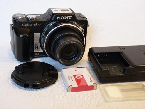 Sony DSC-H3  Cyber-Shot, accu, oplader, MS-MicroSD adapter, Audio, Tv en Foto, Fotocamera's Digitaal, Zo goed als nieuw, Compact