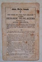 Bidprentjes Borgloon oudste †1888, Verzenden, Bidprentje