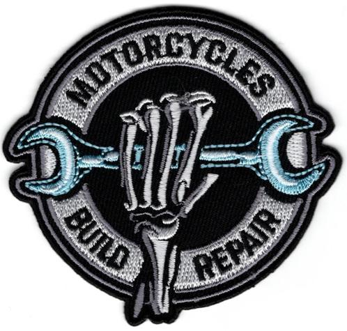 Motorcycles Build Repair stoffen opstrijk patch embleem, Motos, Accessoires | Autocollants, Envoi