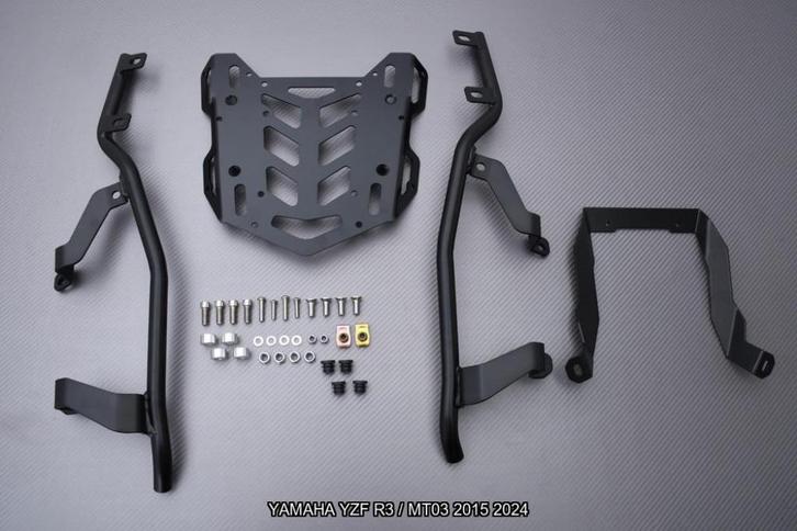 Support Top Case Porte Bagage YAMAHA YZF R3 / MT03 2015 2024, Motos, Accessoires | Autre, Neuf, Enlèvement ou Envoi
