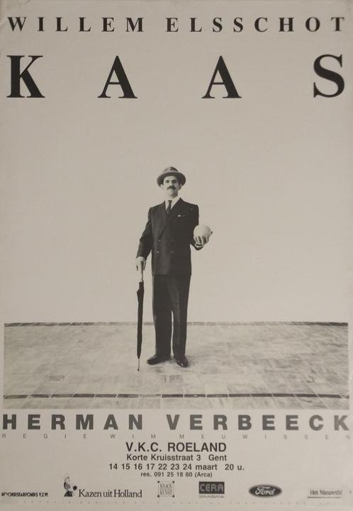 Willem Elsschot - kaas - affiche, Verzamelen, Posters, Ophalen of Verzenden